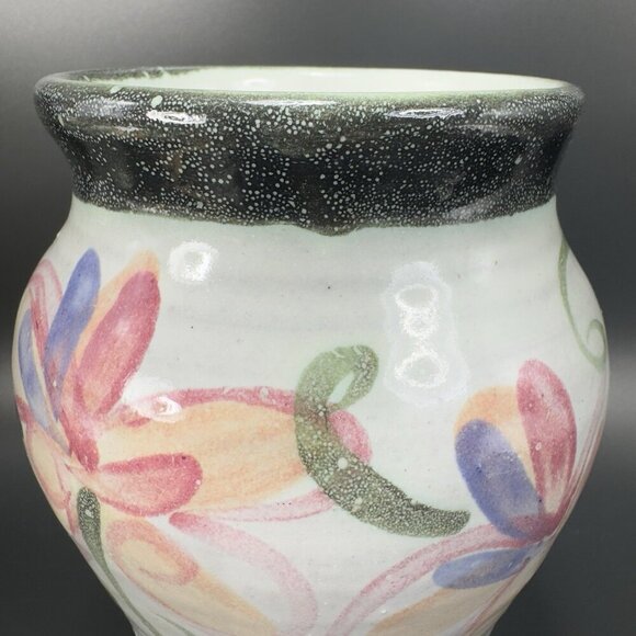 TPG T Puterbaugh Gill Folk Art Pottery RedWare Vase Vessel Hand Made Ceramic VTG - Picture 4 of 14